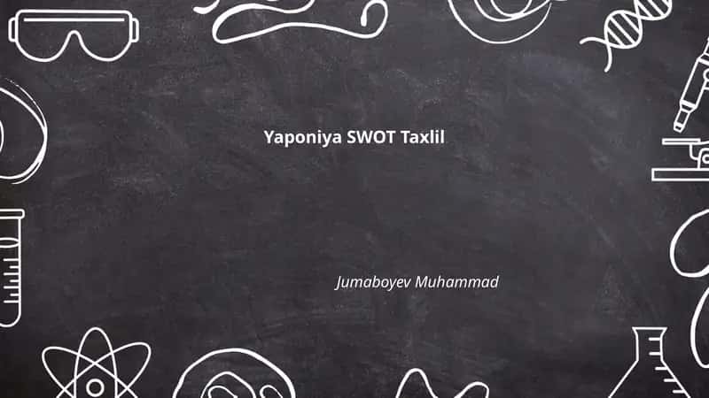 Yaponiya SWOT Taxlil