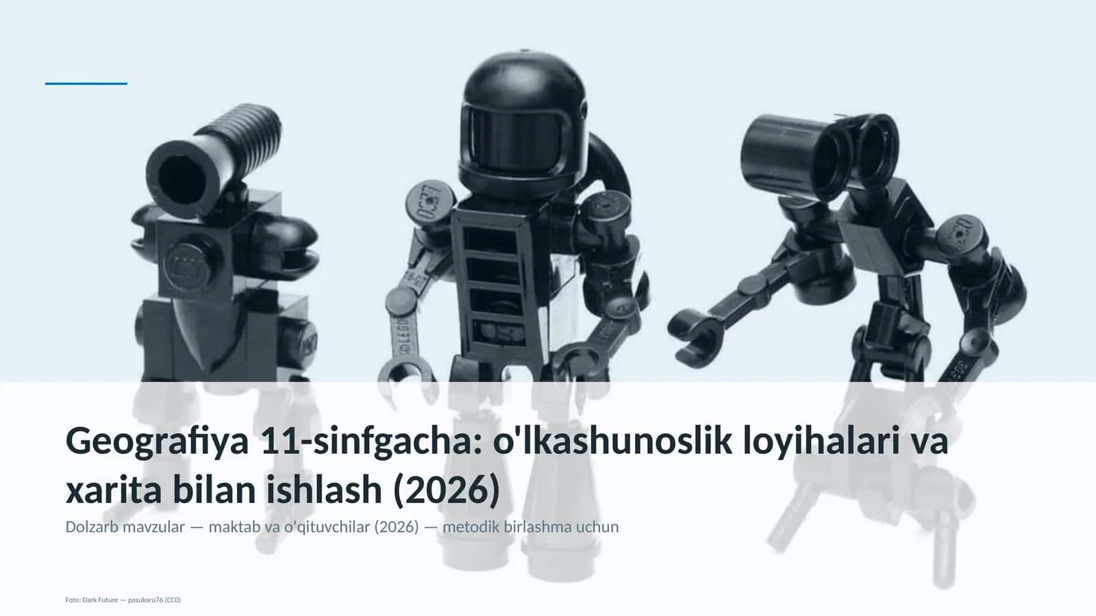 Geografiya 11-sinfgacha: o'lkashunoslik loyihalari va xarita bilan ishlash