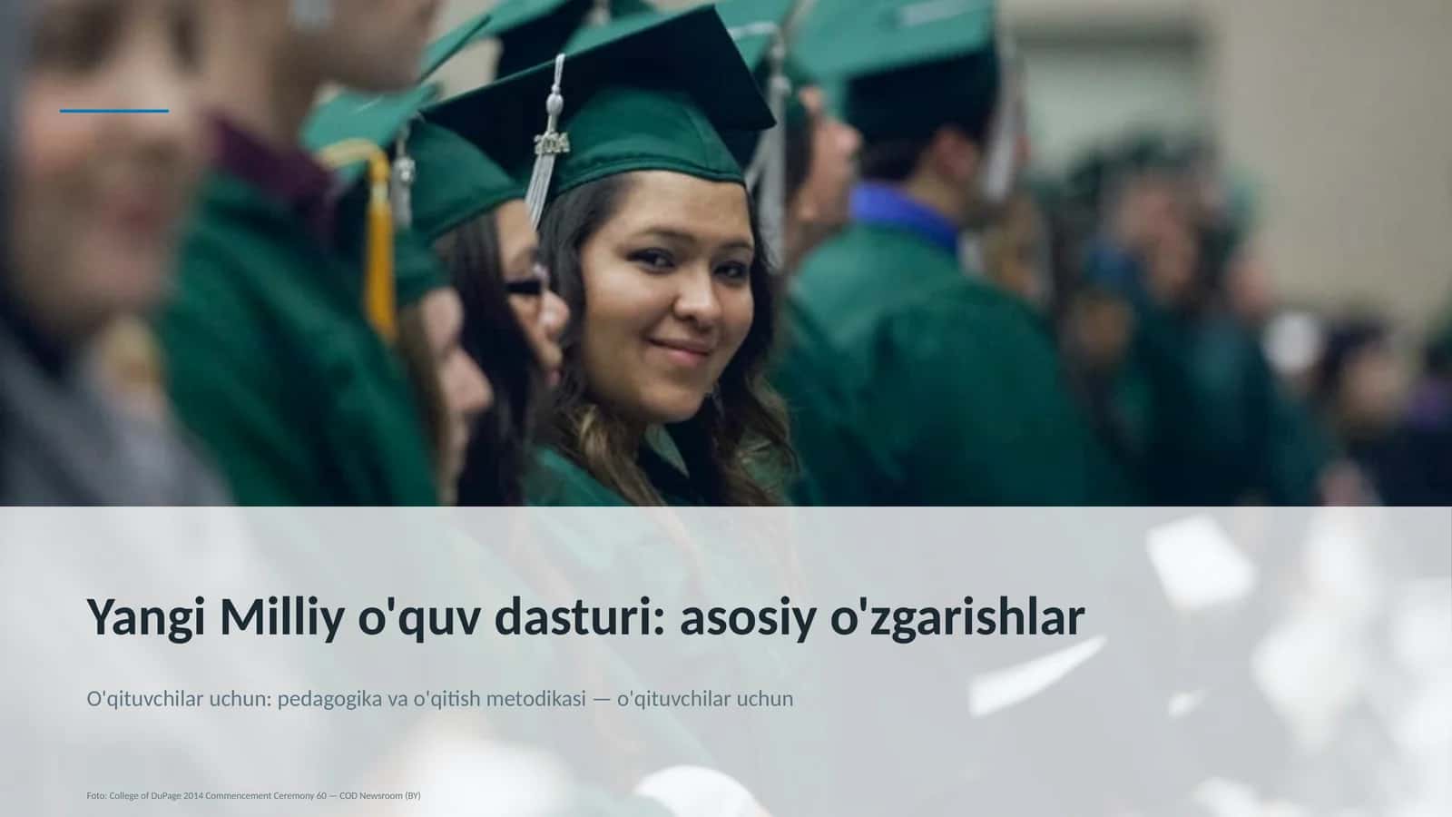 Yangi Milliy o'quv dasturi: asosiy o'zgarishlar