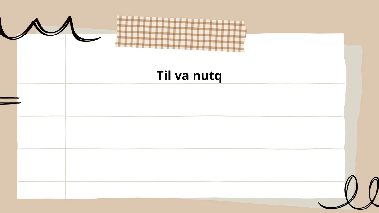 Til va nutq