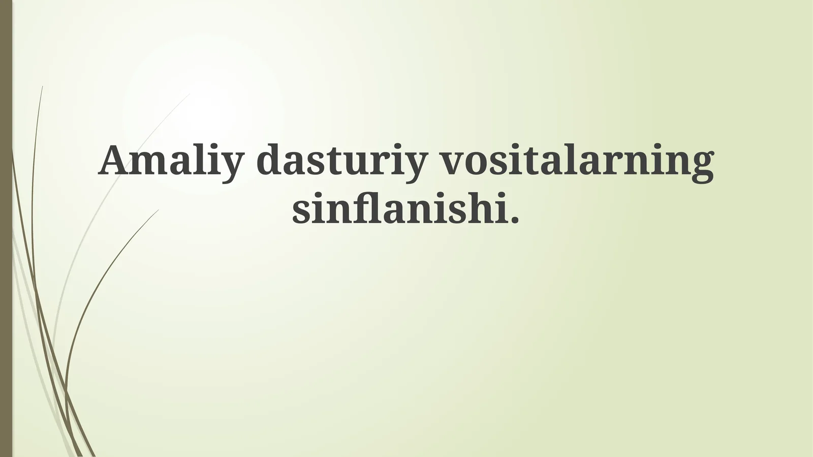 Grafik va Multimedia vositalari