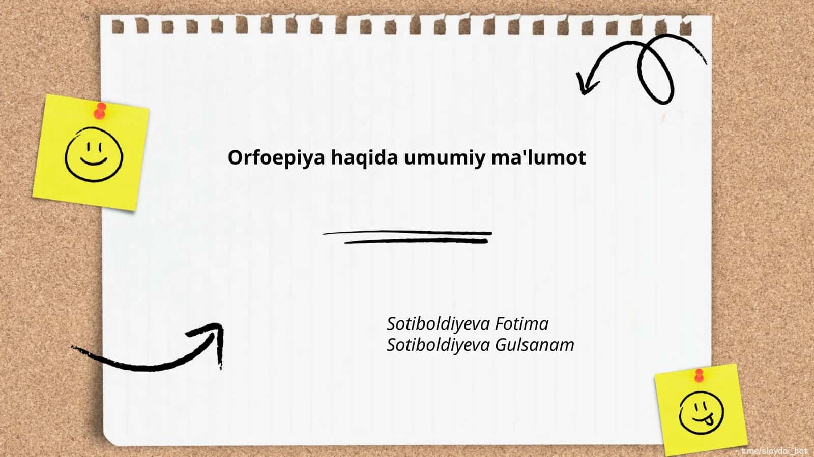 Orfoepiya haqida umumiy ma'lumot