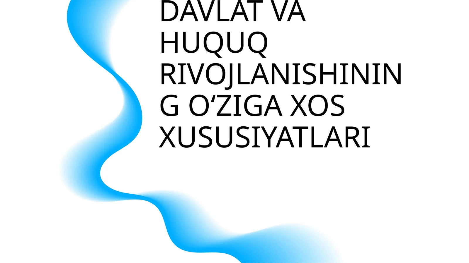 ANTIK DUNYODA DAVLAT VA HUQUQ RIVOJLANISHINING OʻZIGA XOS XUSUSIYATLARI