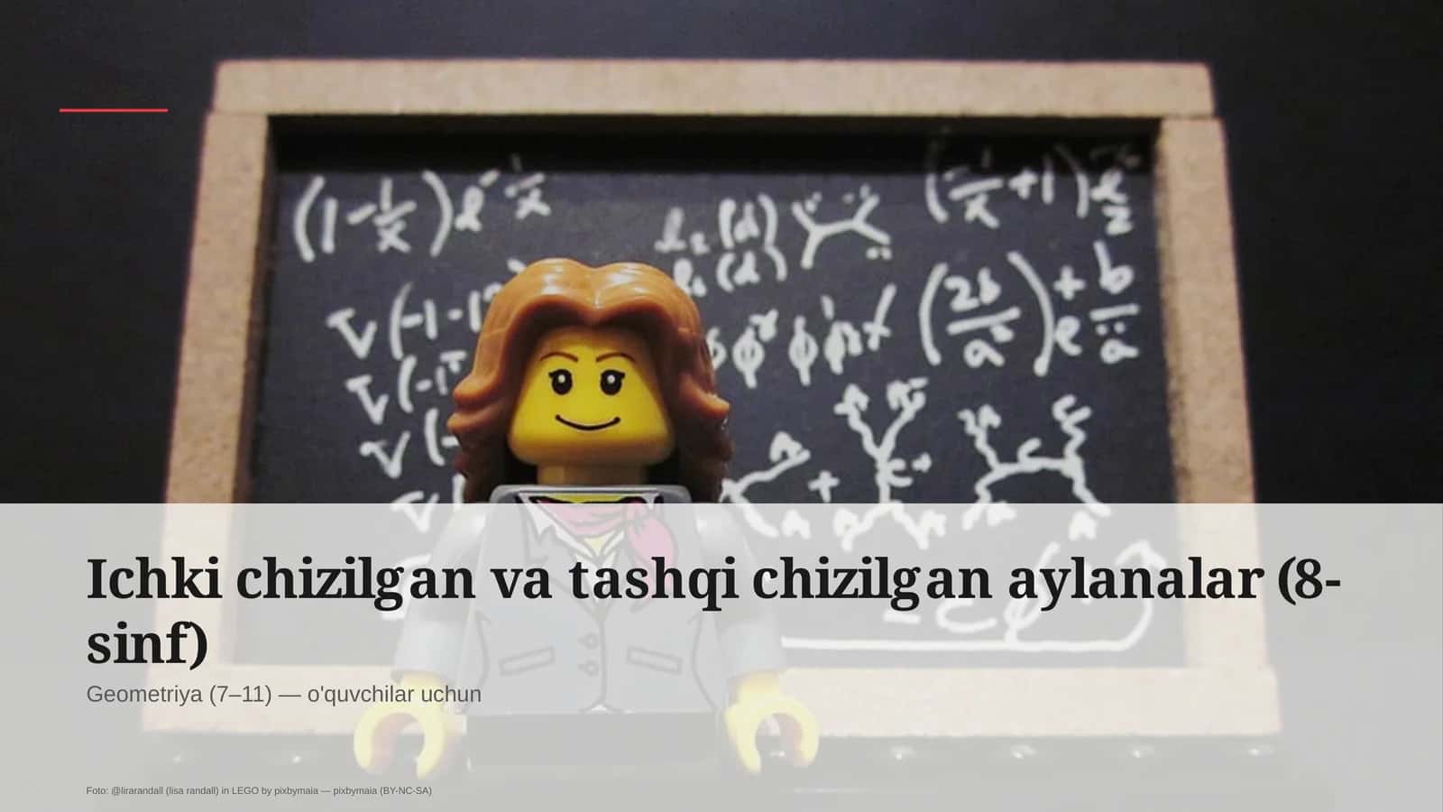 Ichki chizilgan va tashqi chizilgan aylanalar (8-sinf)