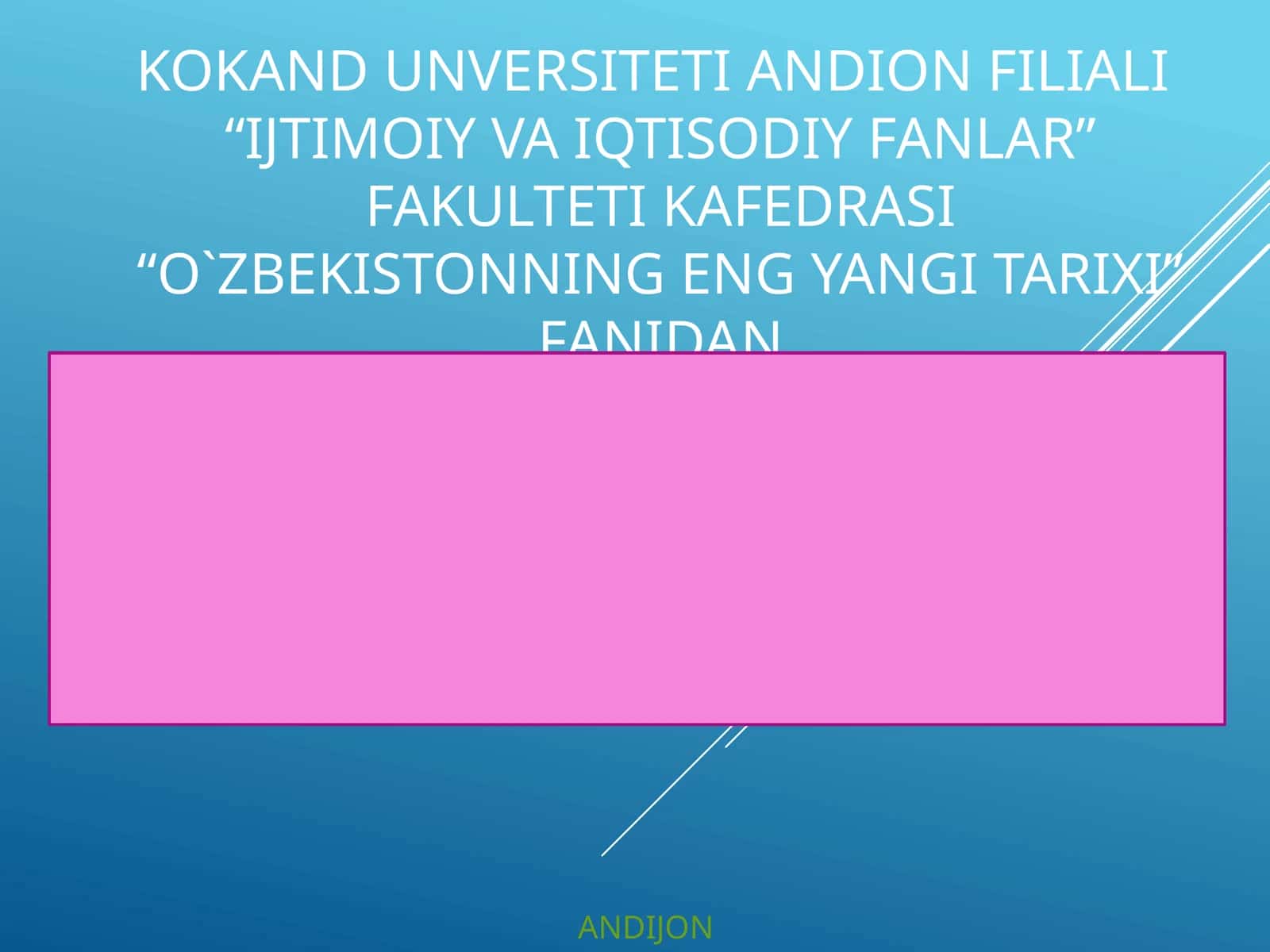 7-mavzu.MustaqillikyillaridaO‘zbekistondagima’naviyvamadaniytaraqqiyot
