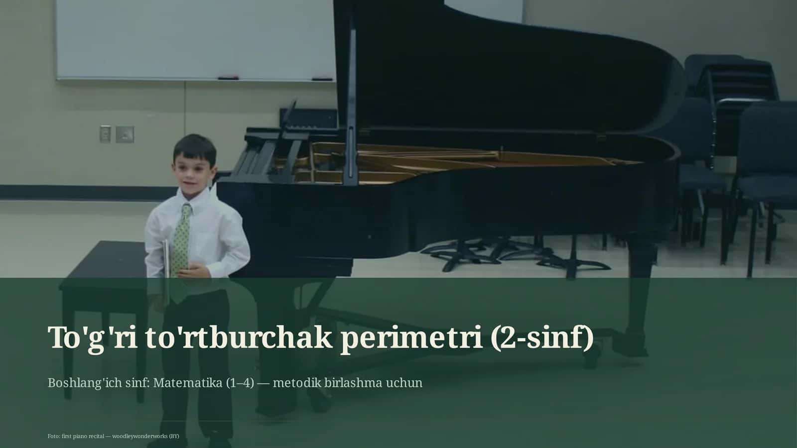 To'g'ri to'rtburchak perimetri (2-sinf)