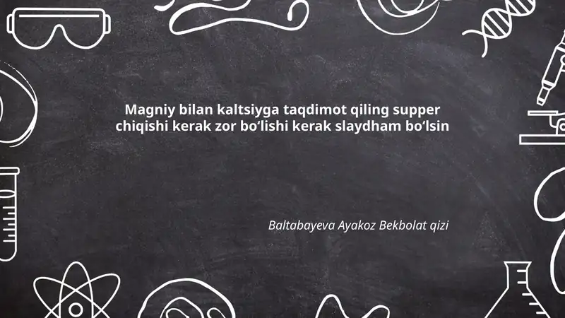 Magniy va kaltsiy almashinuvi