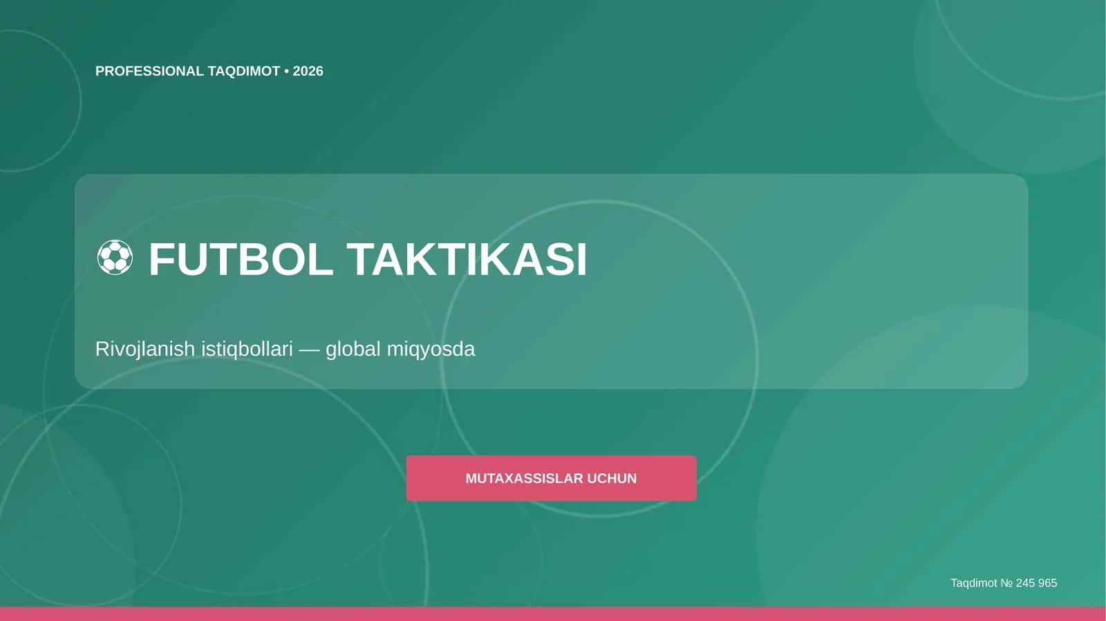 Futbol Taktikasi