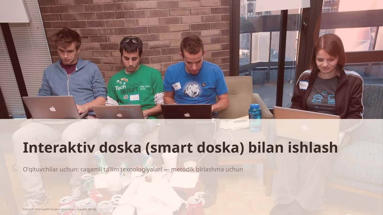 Interaktiv doska (smart doska) bilan ishlash
