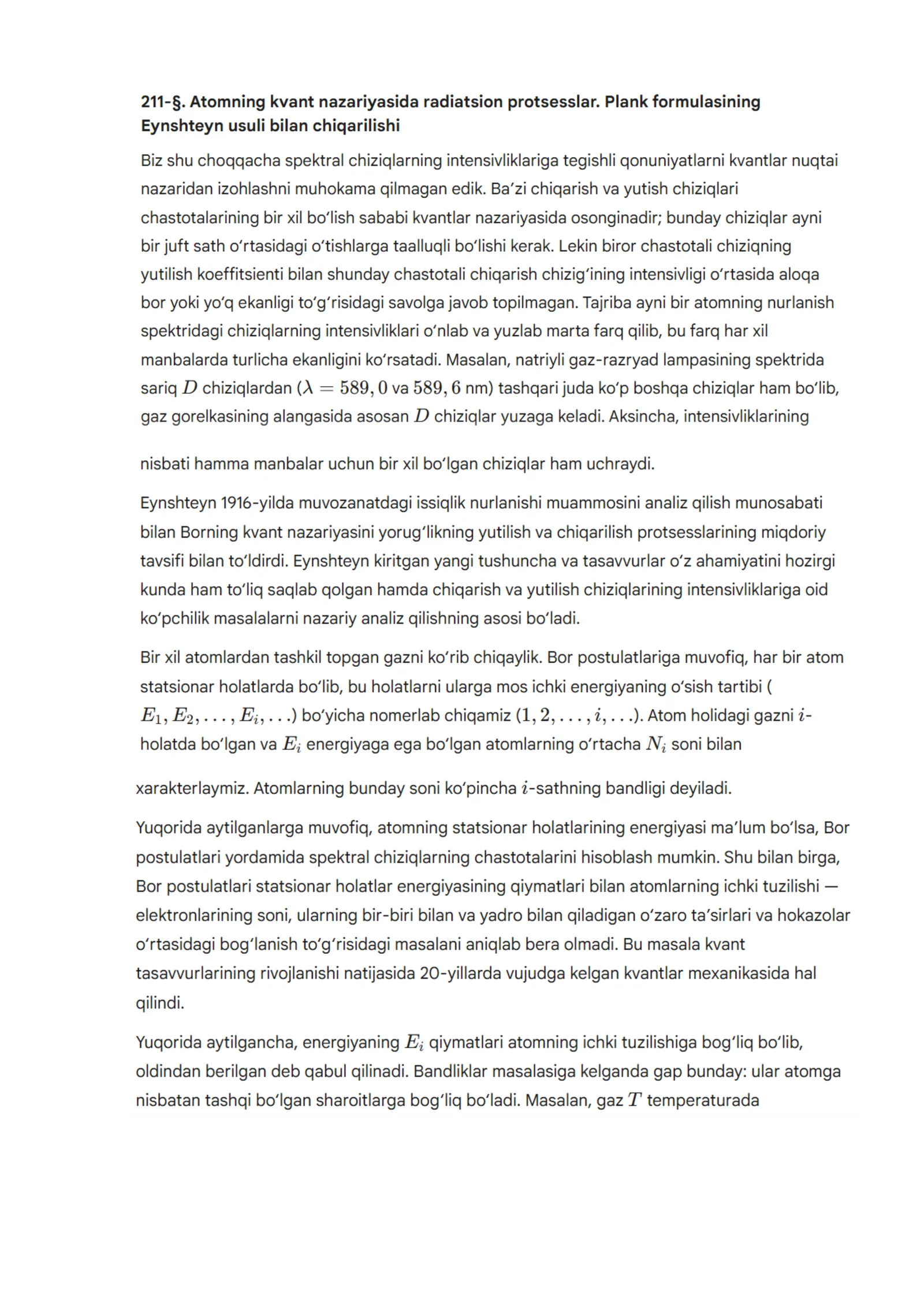 Molekulalarning infraqizil spektrlari