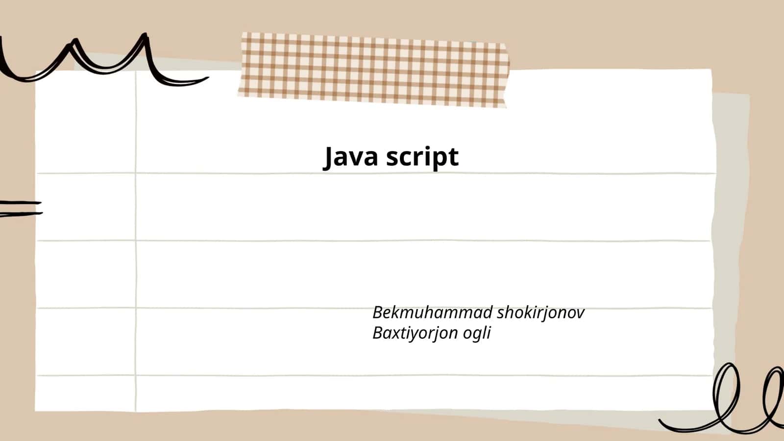 JavaScript asosi