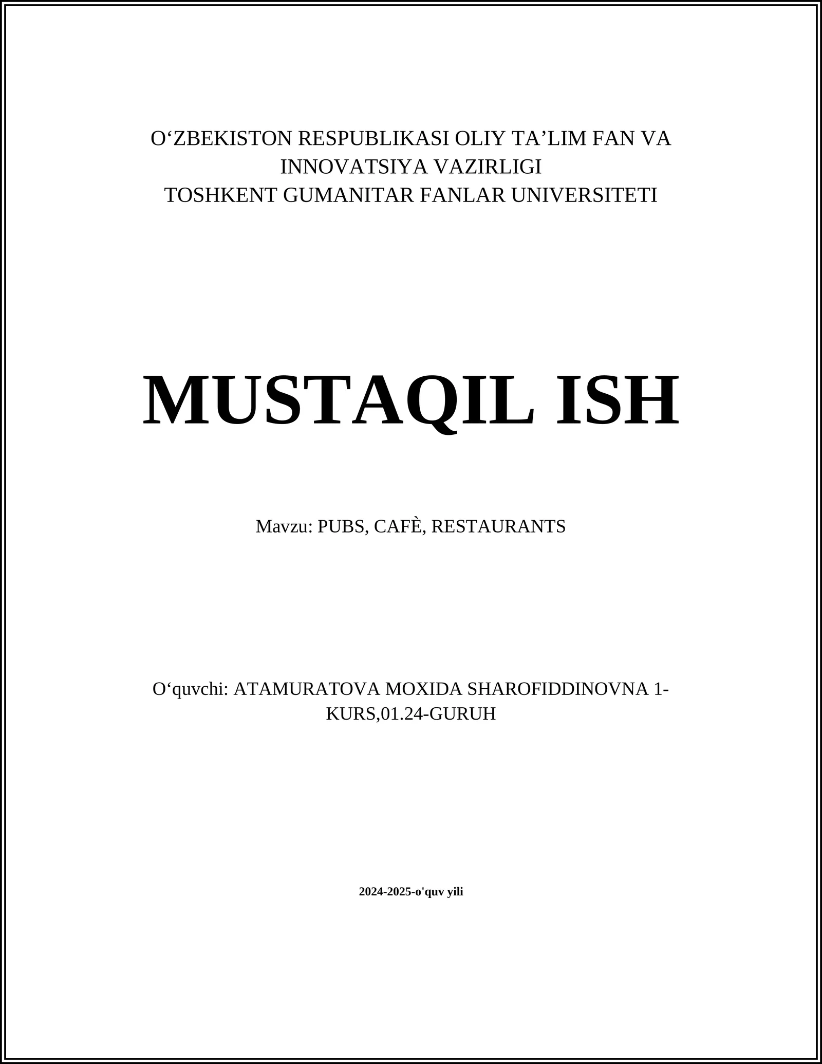 Oshxona Madaniyati