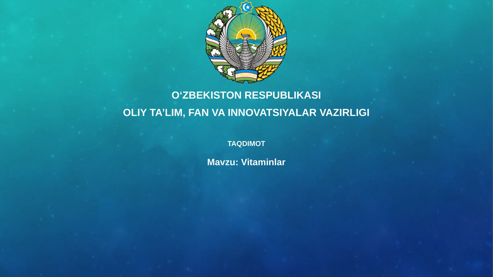 Vitaminlar
