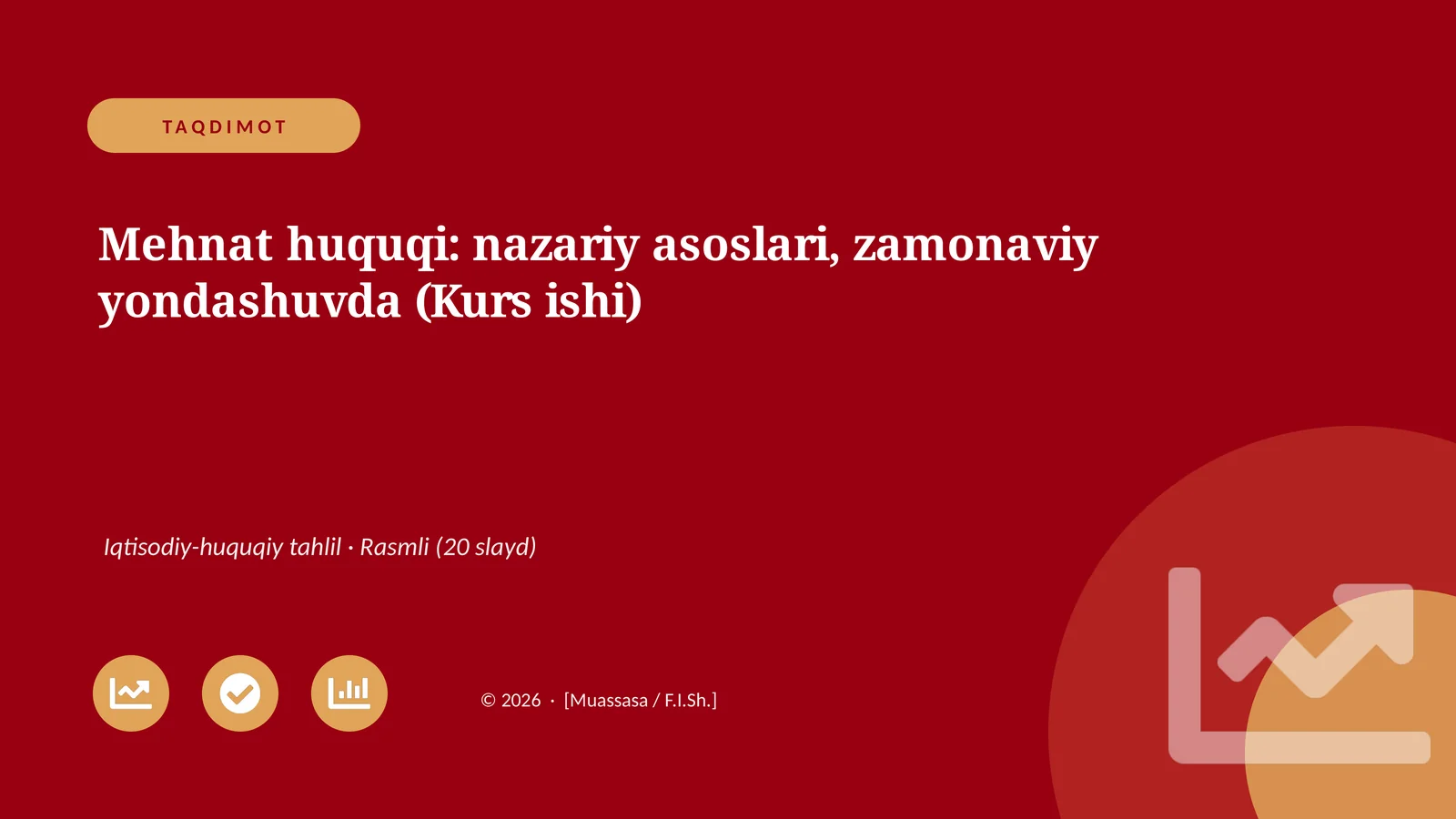 Mehnat huquqi: nazariy asoslari, zamonaviy yondashuvda (Kurs ishi)