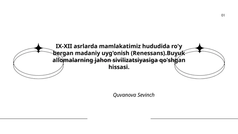 Samanid davlati va IX–X asrlardagi madaniy uyg'onish