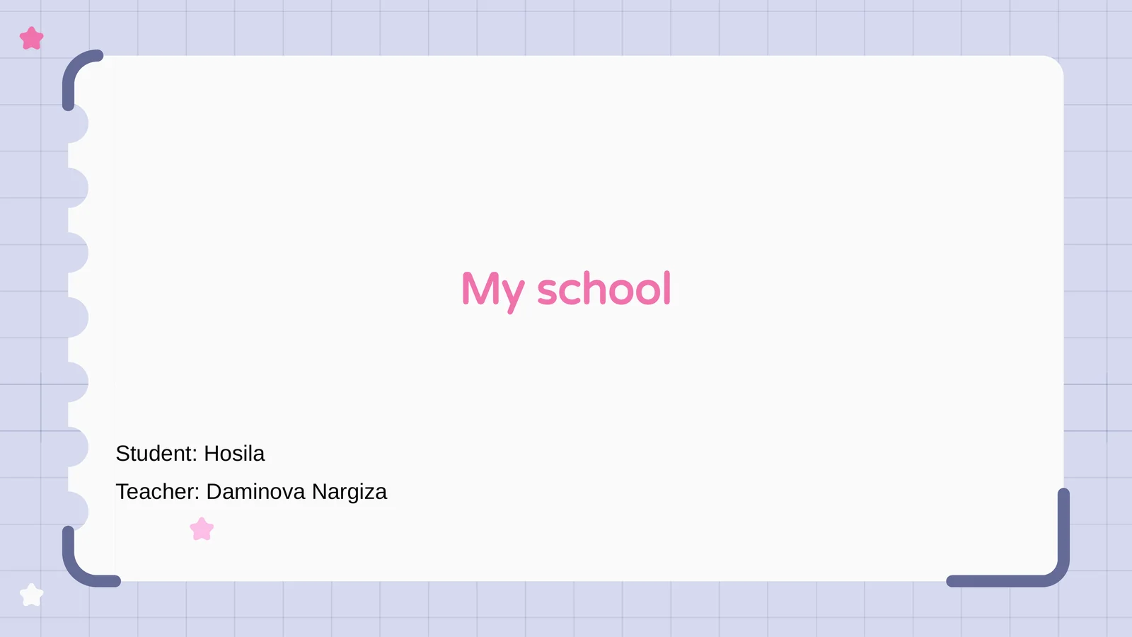 My school