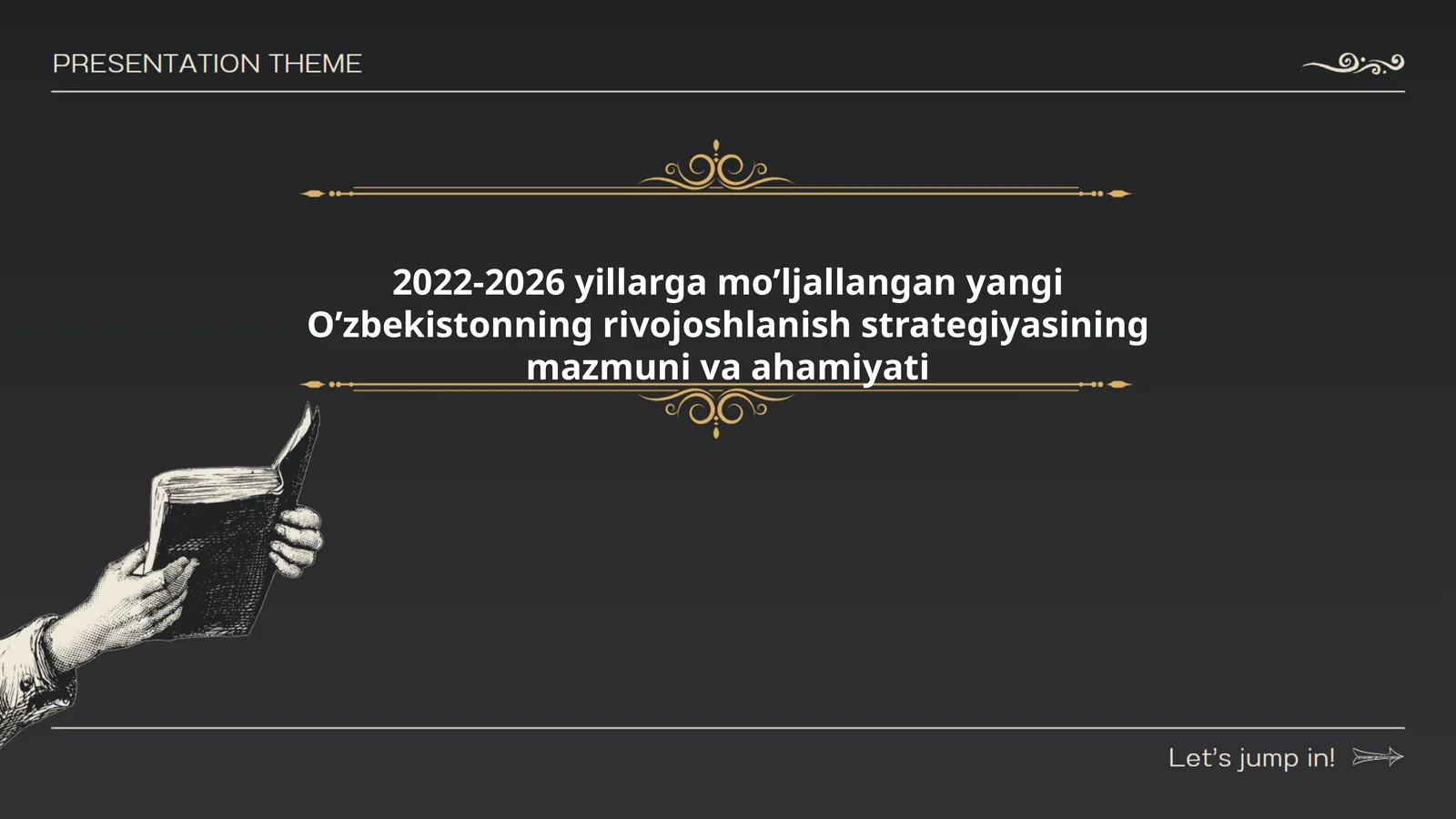 Yangi O'zbekistonning rivojlanish strategiyasi