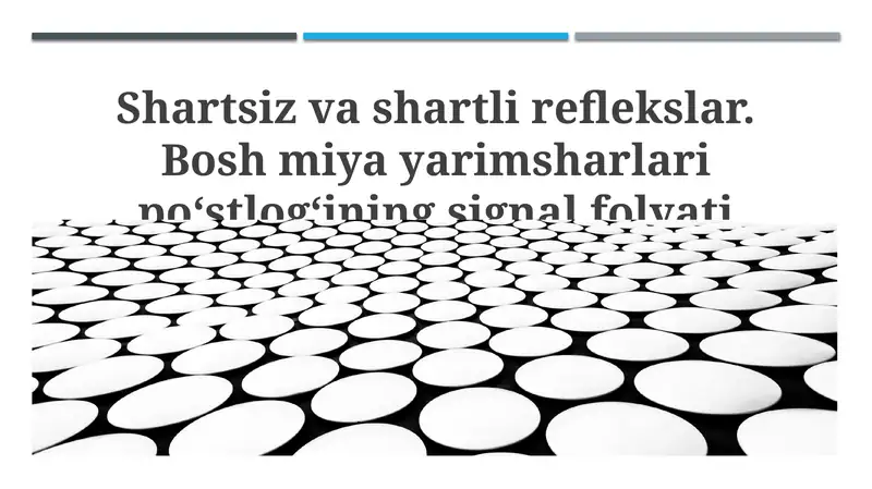 Shartsiz va shartli reflekslar