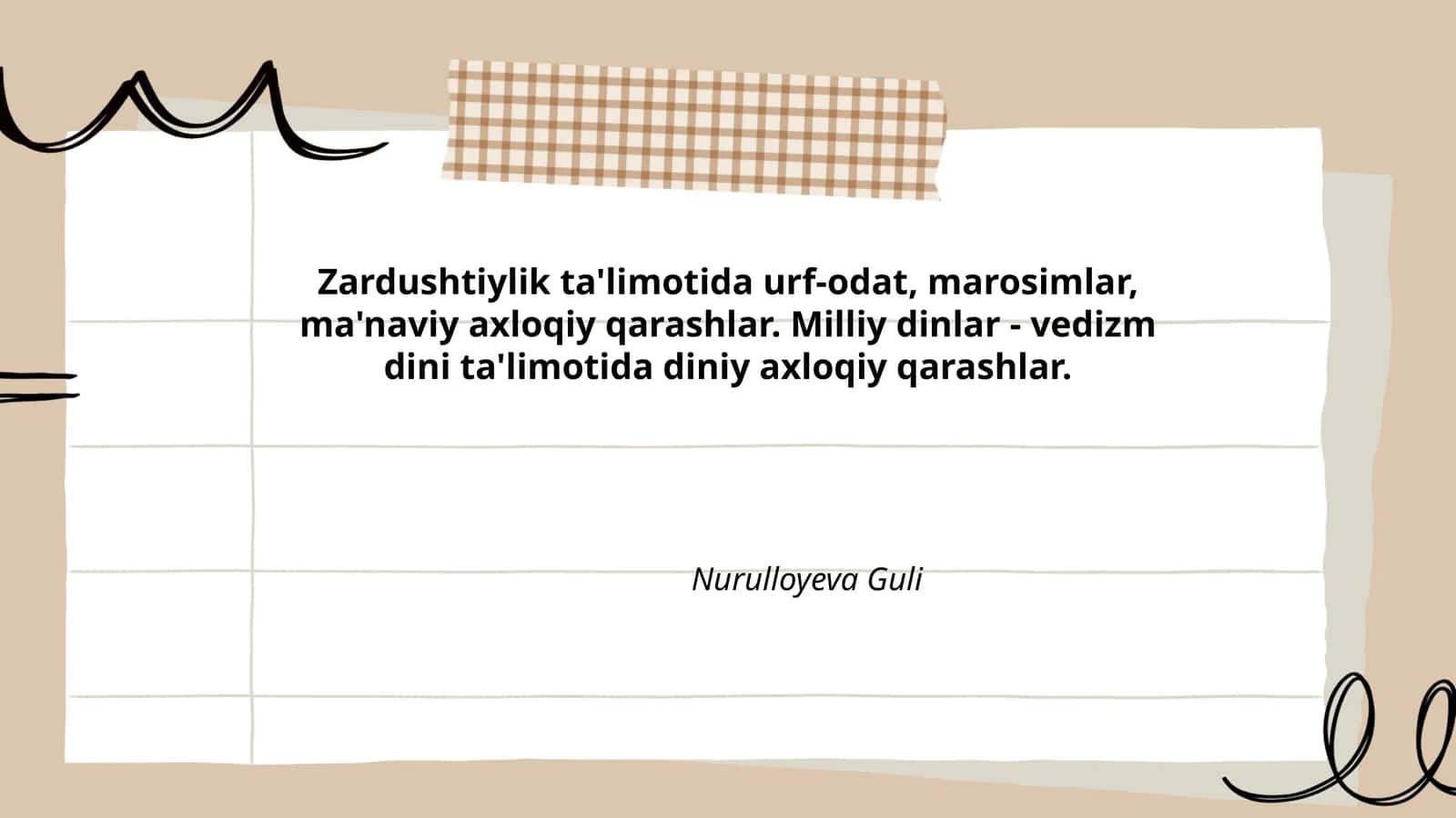 Zardushtiylik ta'limoti