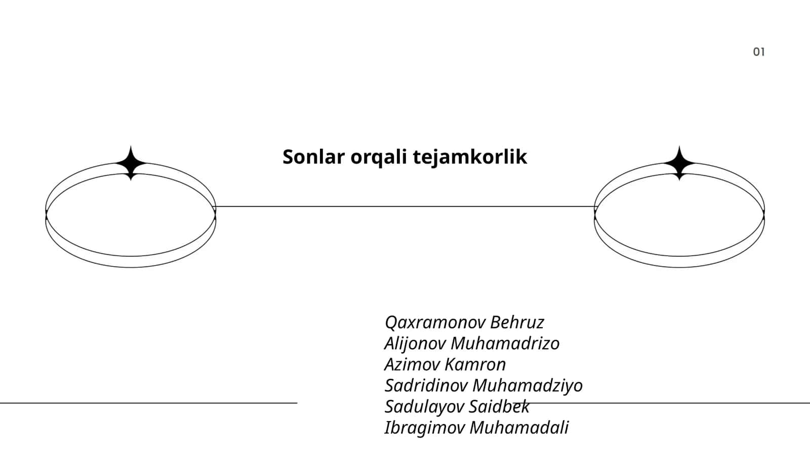 Sonlar orqali tejamkorlik