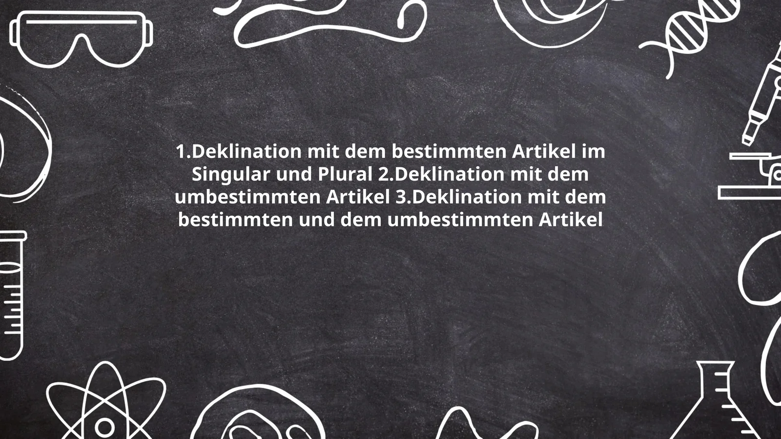 Deklination mit dem bestimmten Artikel