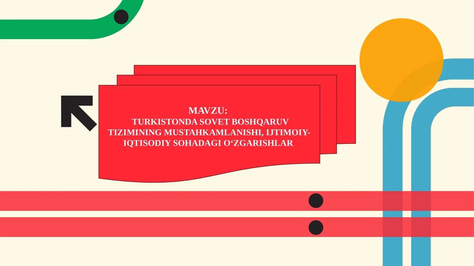 TURKISTONDA SOVET BOSHQARUV TIZIMINING MUSTAHKAMLANISHI, IJTIMOIY-IQTISODIY SOHADAGI O‘ZGARISHLAR