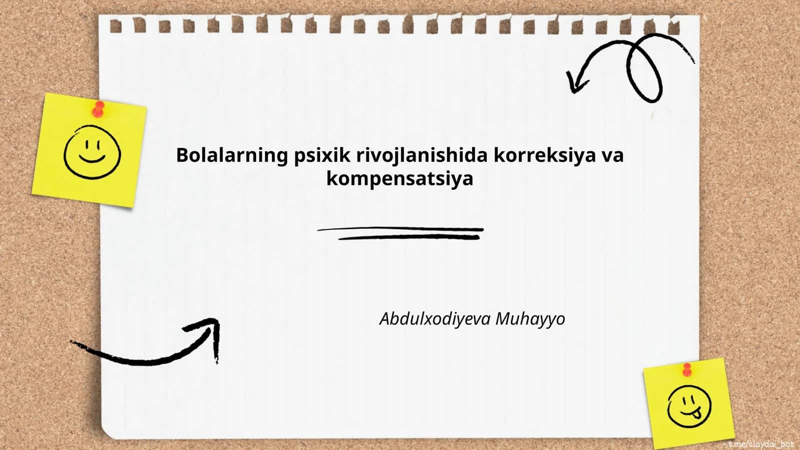 Bolalarning psixik rivojlanishida korreksiya va kompensatsiya