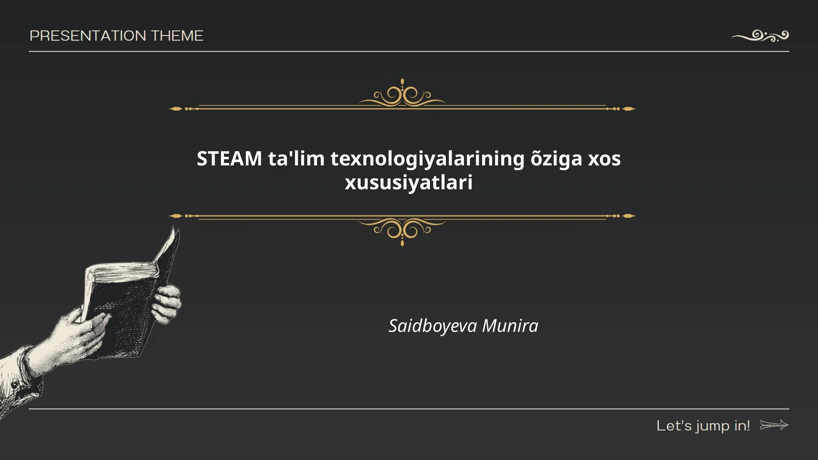 STEAM ta'lim texnologiyalarining õziga xos xususiyatlari