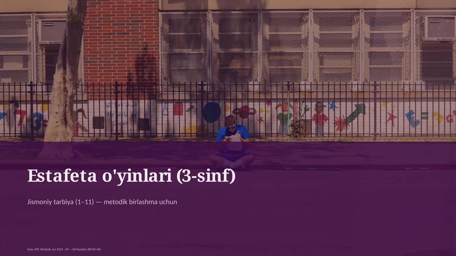 Estafeta o'yinlari (3-sinf)