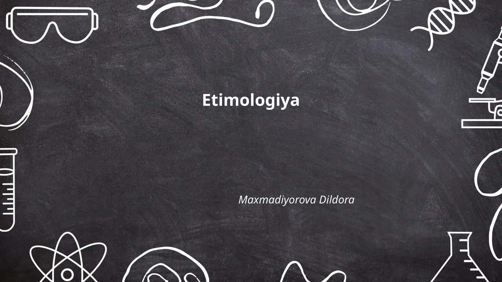 Etimologiya