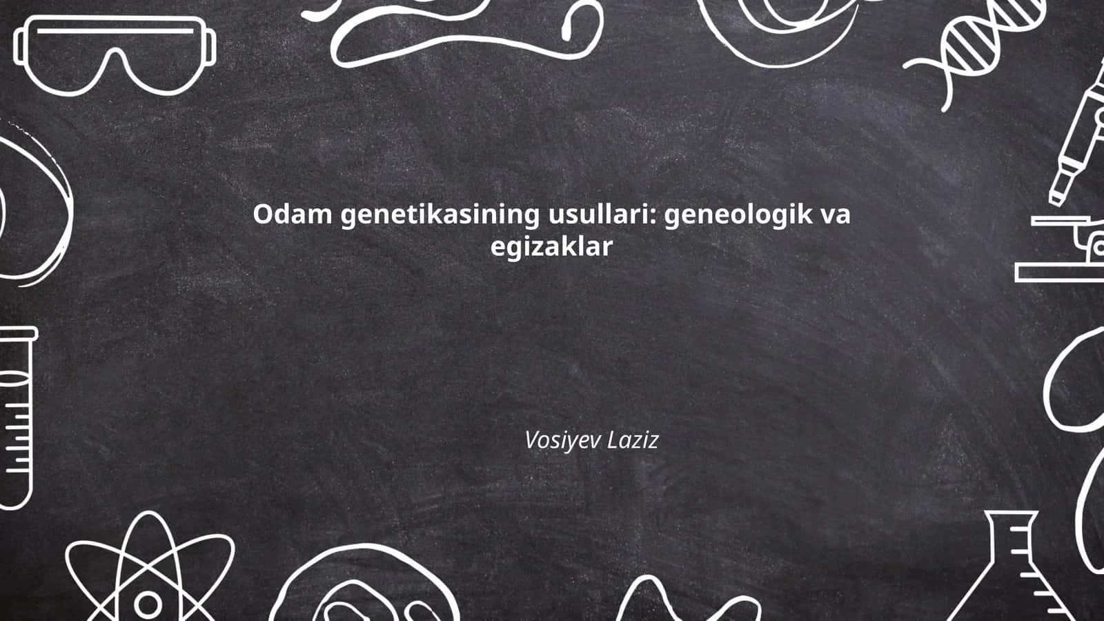 Geneologik tadqiqot usullari