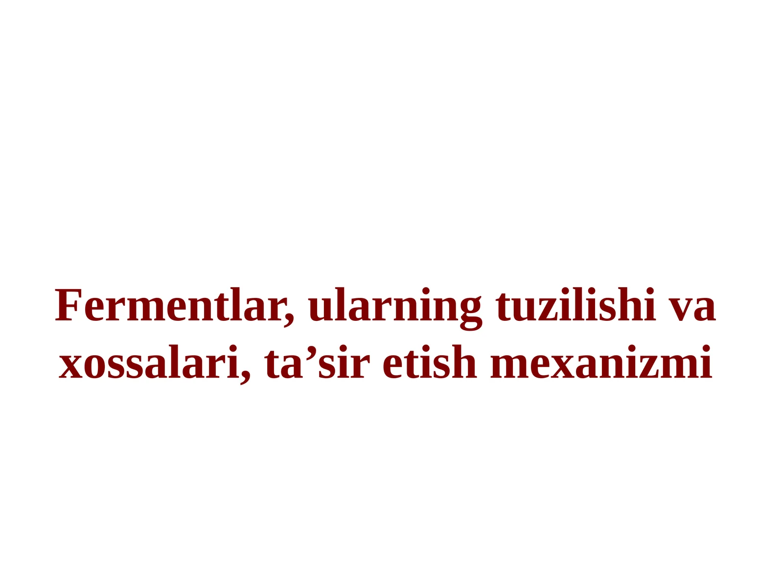 Fermentlar (Fermentlar)