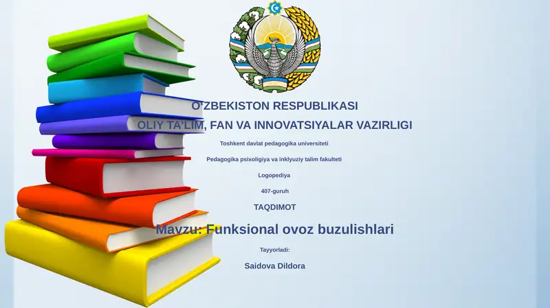 Funksional ovoz buzulishlari