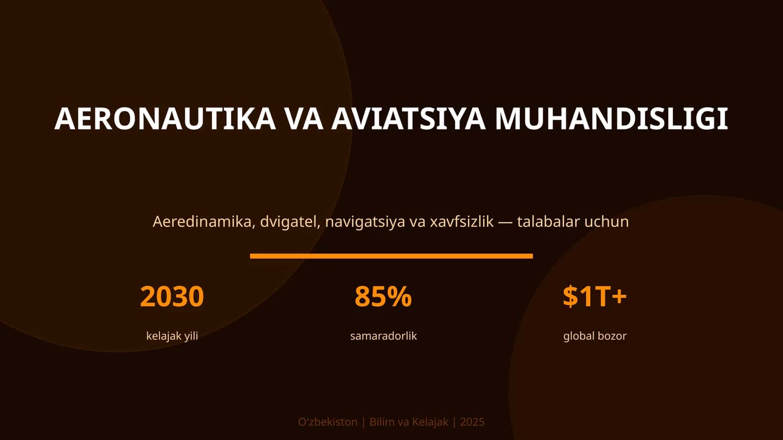 AERONAUTIKA VA AVIATSIYA MUHANDISLIGI