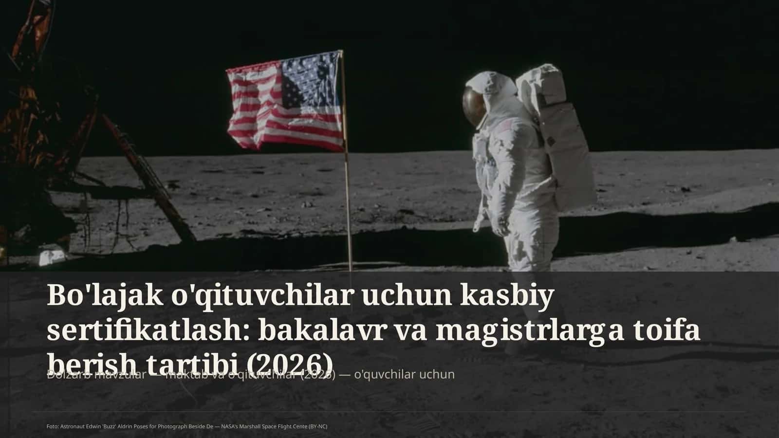 Bo'lajak o'qituvchilar uchun kasbiy sertifikatlash: bakalavr va magistrlarga toifa berish tartibi (2026)