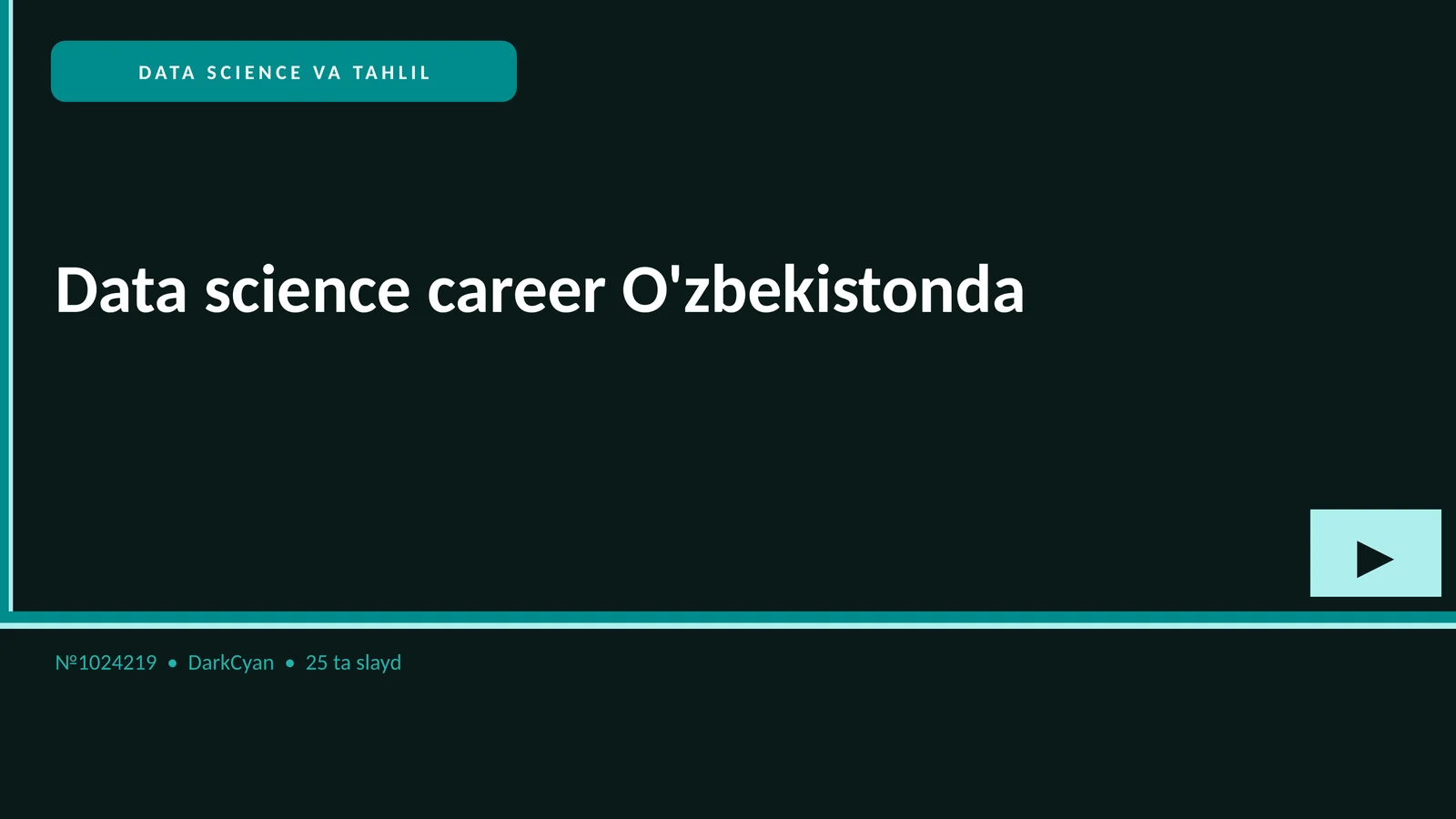 Data science career O'zbekistonda