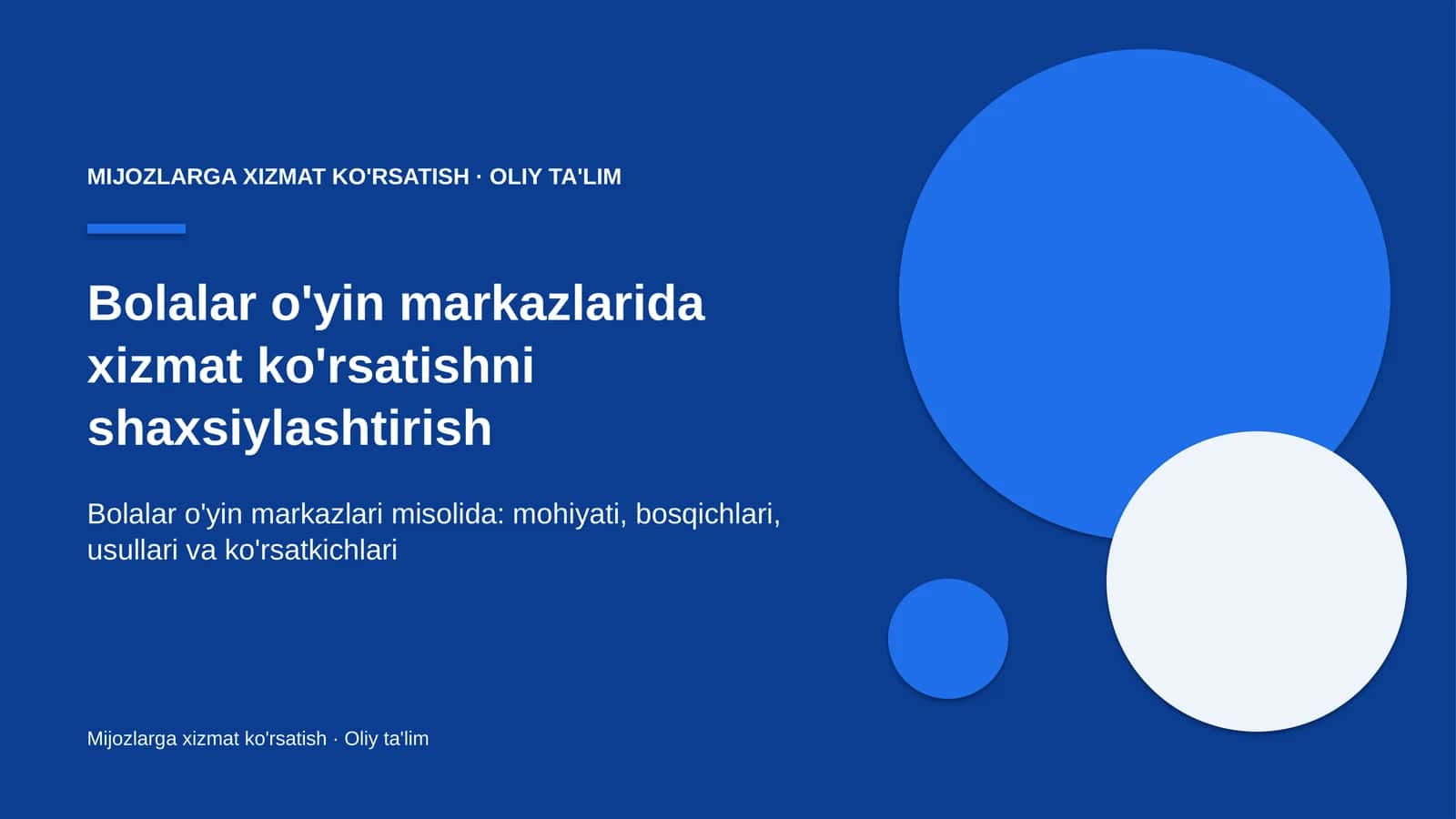 bolalar o'yin markazlarida xizmat ko'rsatishni shaxsiylashtirish 4447