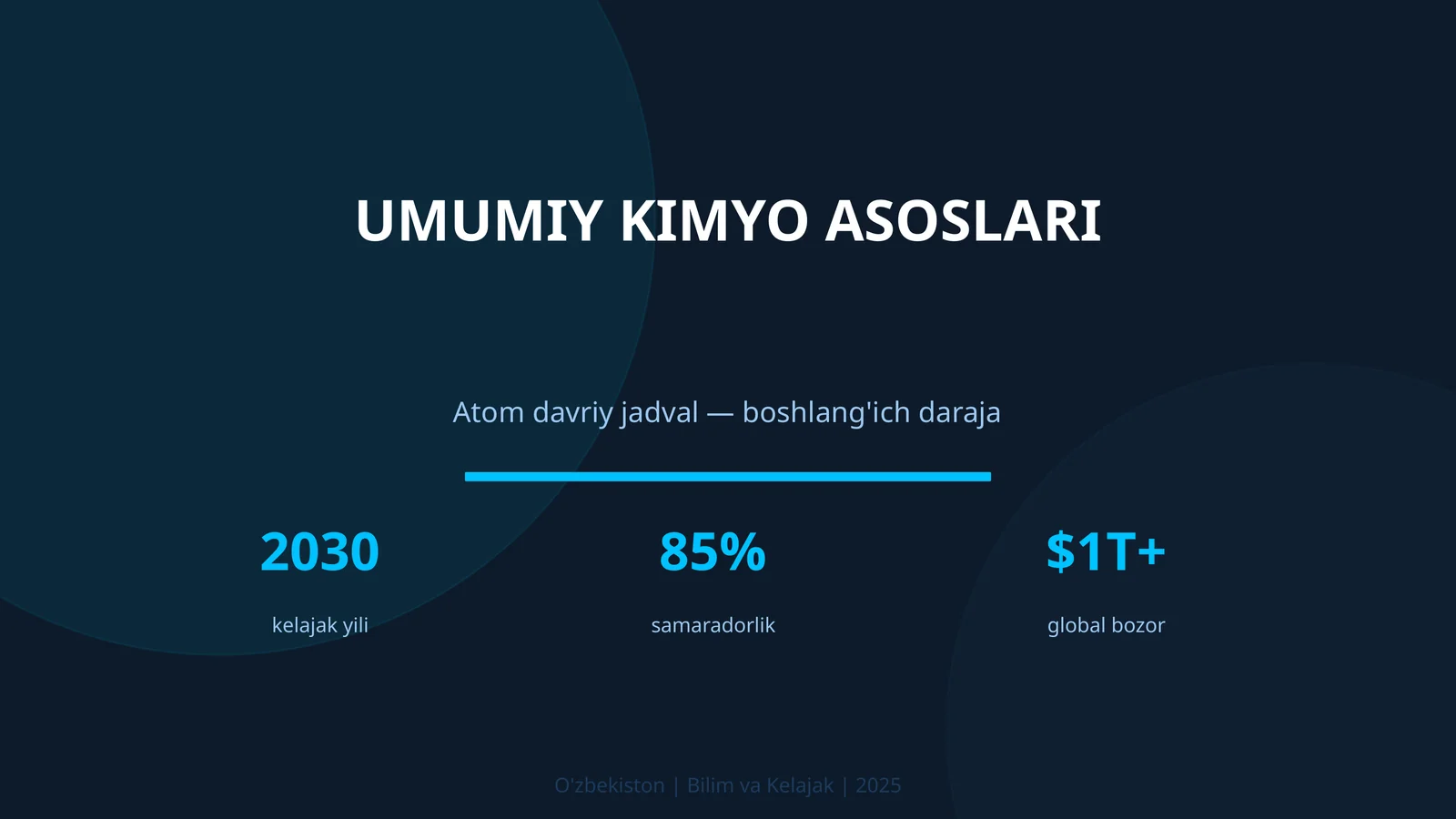 Umumiy kimyo asoslari