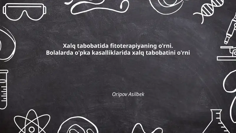 Xalq tabobatida fitoterapiya