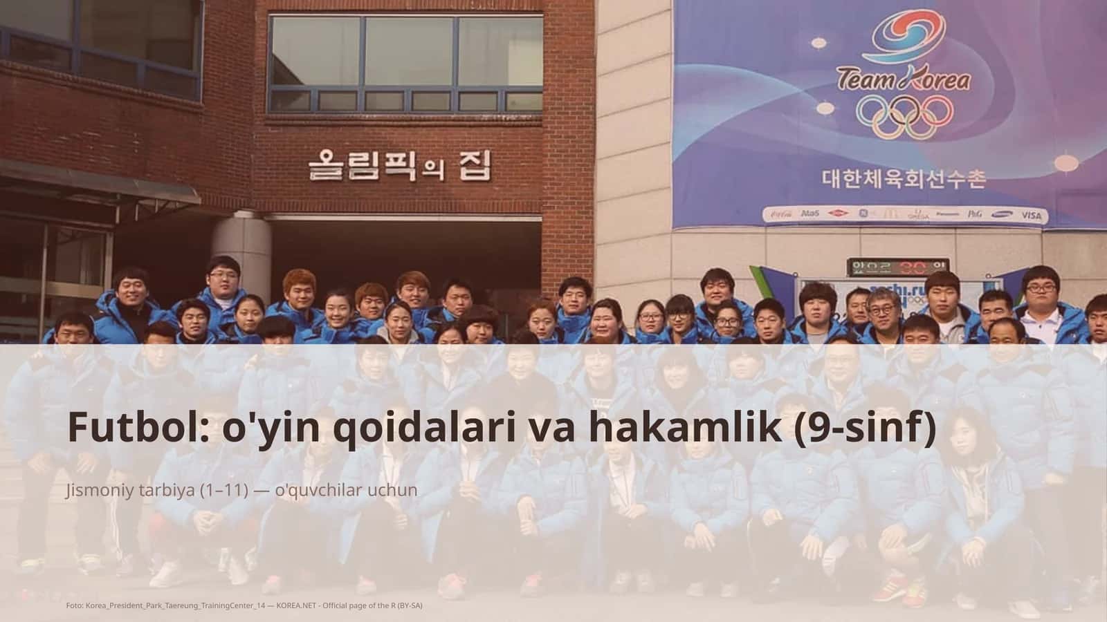 Jismoniy tarbiya (1–11) — o'quvchilar uchun
