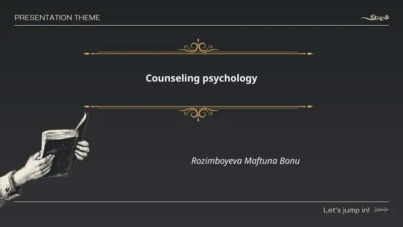 Counseling psychology