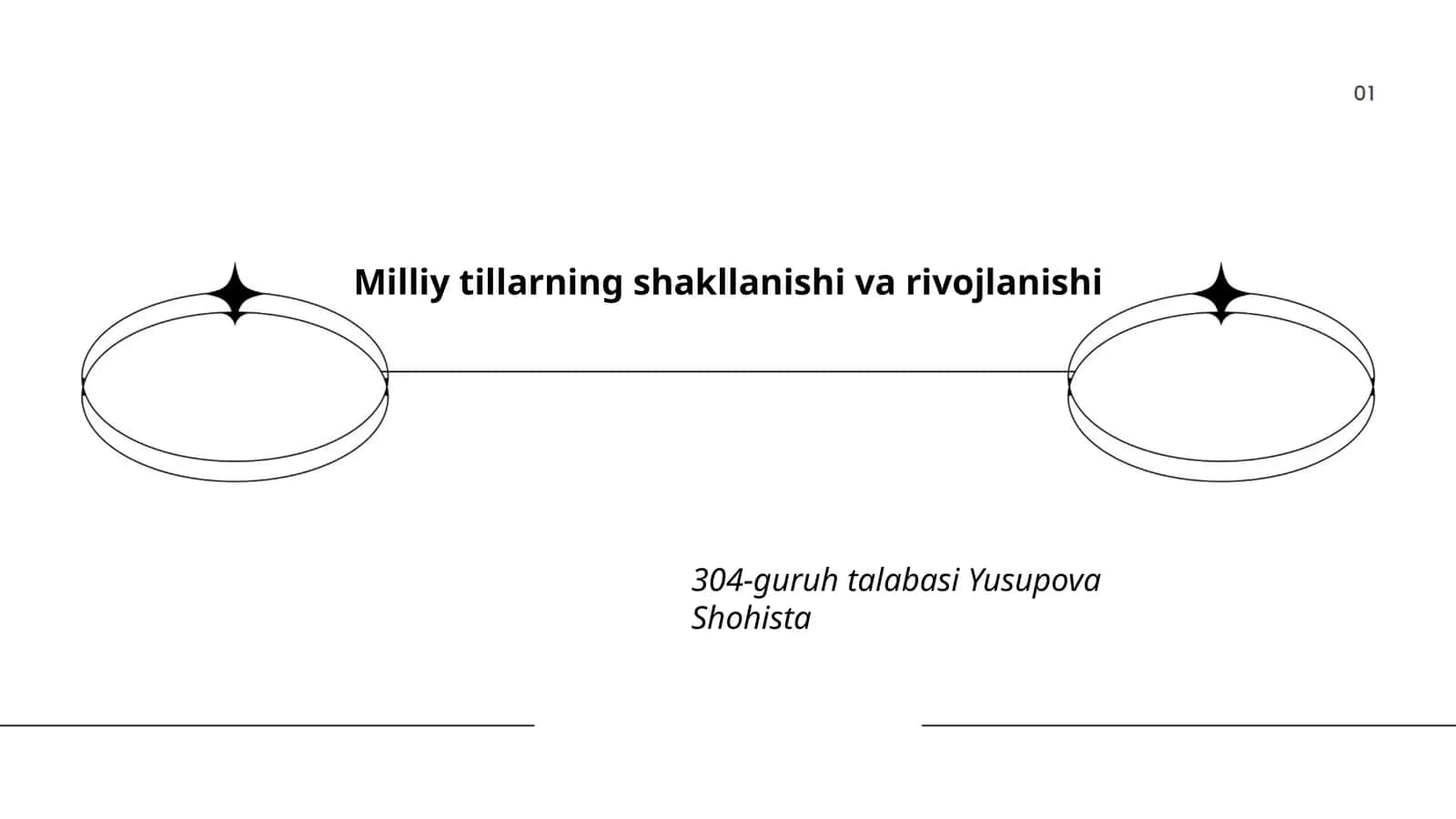 Milliy tillarning shakllanishi va rivojlanishi