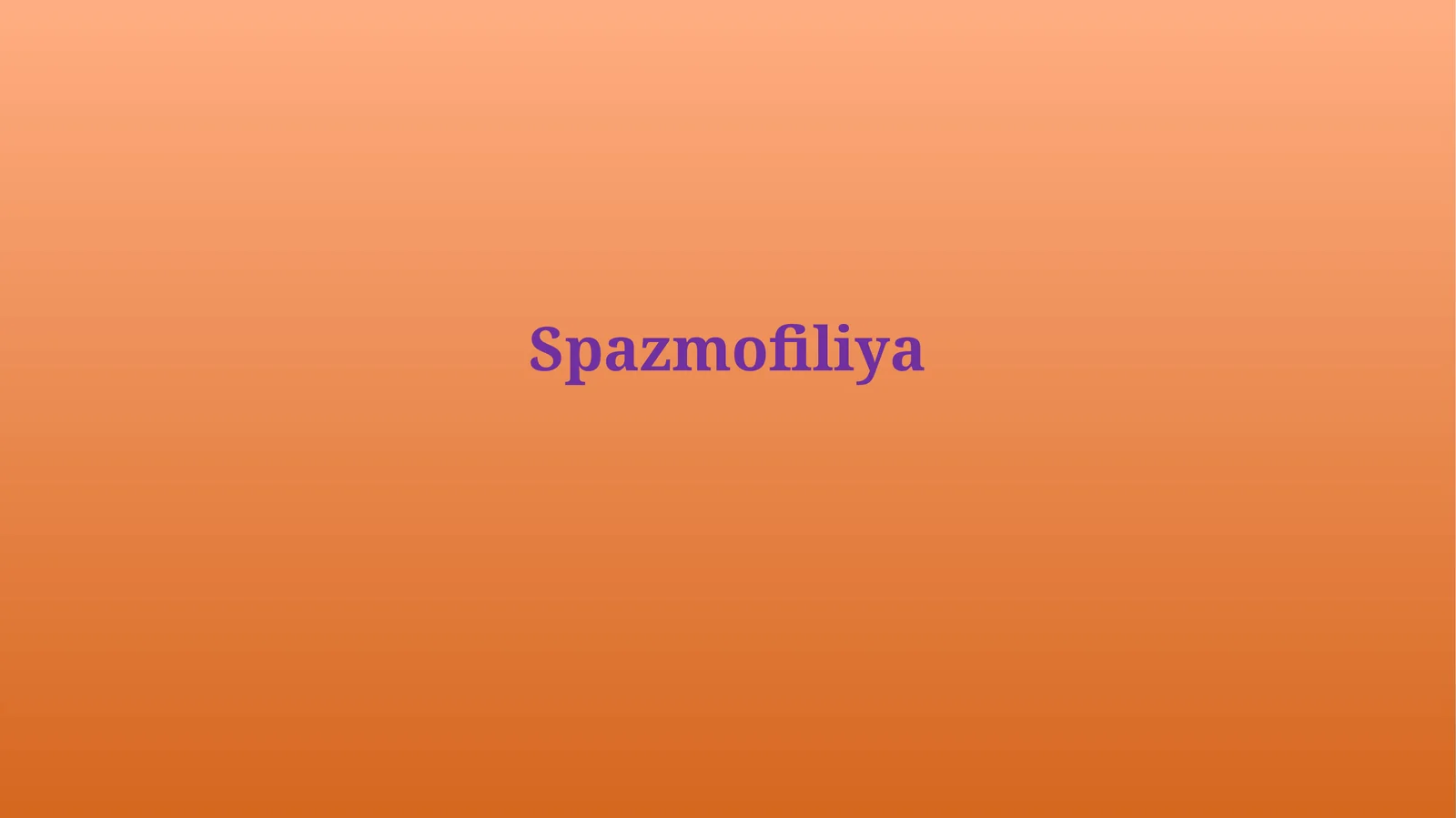Spazmofiliya