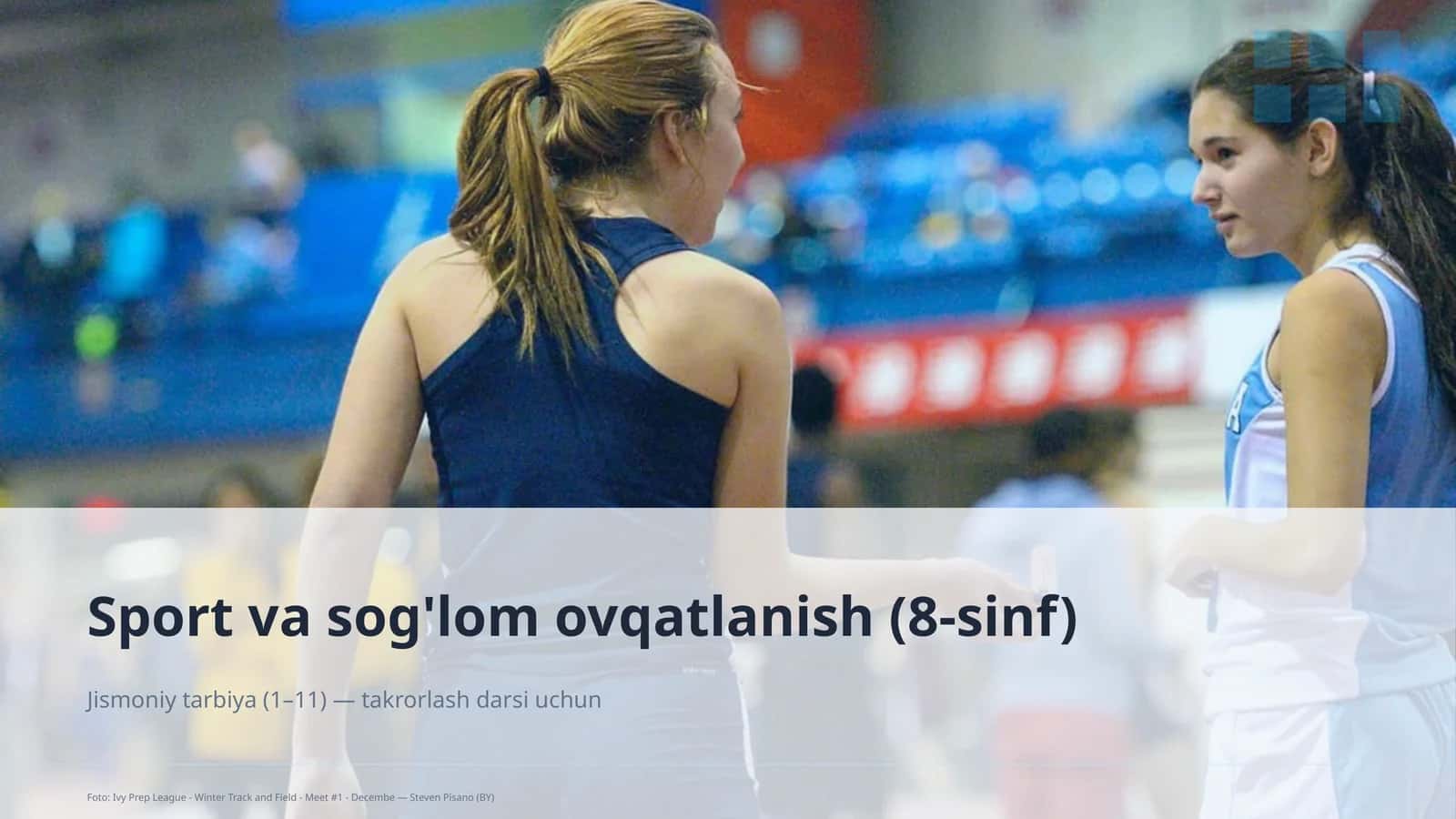 Sport va sog'lom ovqatlanish (8-sinf)