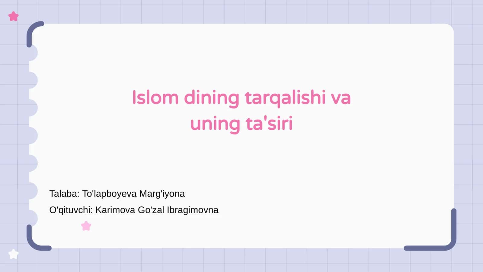 Islom dining tarqalishi va uning ta'siri