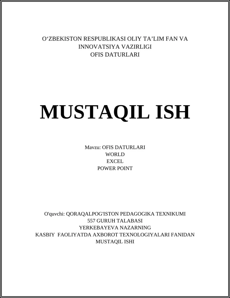 OFIS DATURLARI