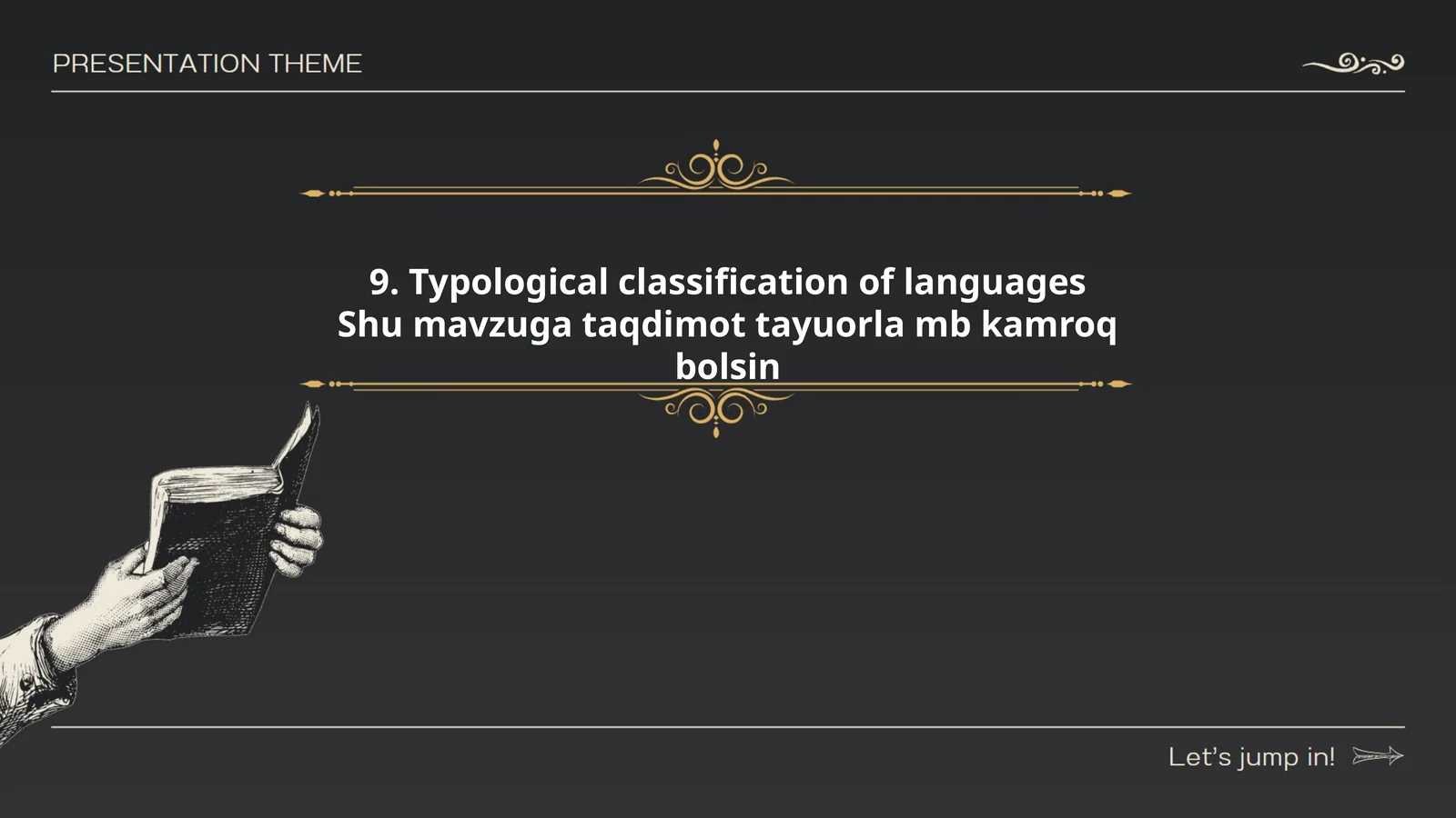 Typological classification of languages