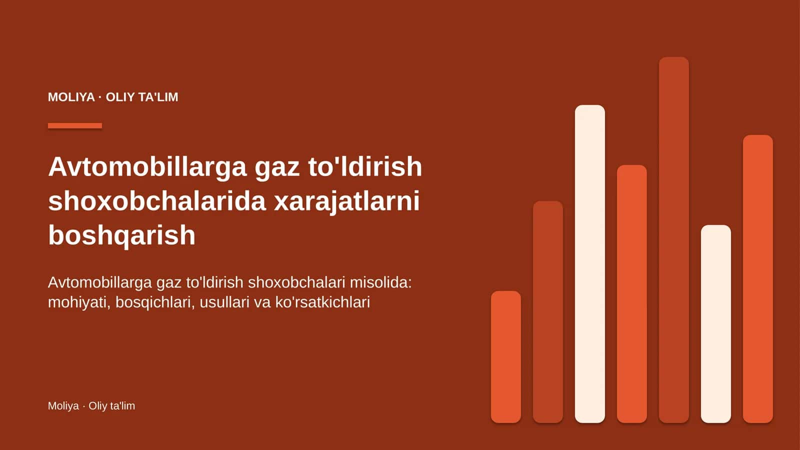avtomobillarga gaz to'ldirish shoxobchalarida xarajatlarni boshqarish 3572