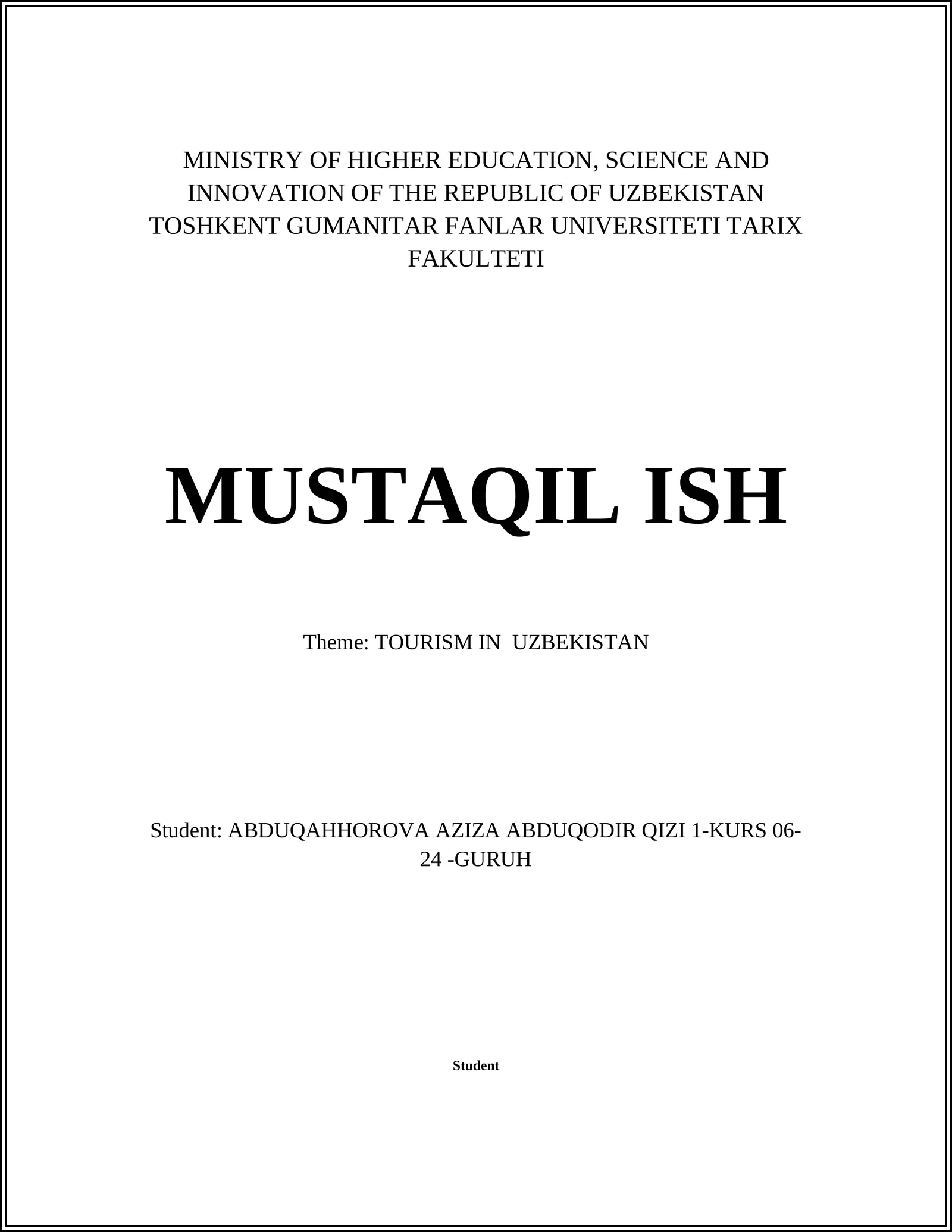 CONCISE OVERVIEW OF HISTORICAL SITES AND MONUMENTS