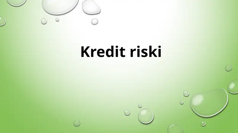 Kredit riski